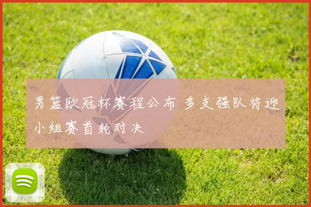 男篮欧冠杯赛程公布 多支强队将迎小组赛首轮对决